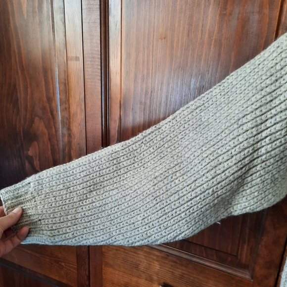 Vintage Atlantic Rancher Maine Lobstermen's Sweater Oyster Rolled Neck Chunky - Picture 5 of 13